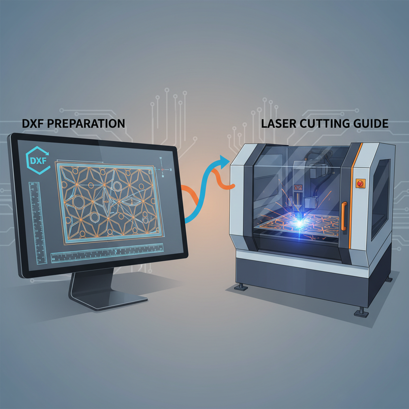 How to Prepare DXF Files for Laser Cutting: Step-by-Step Guide - DxfZone