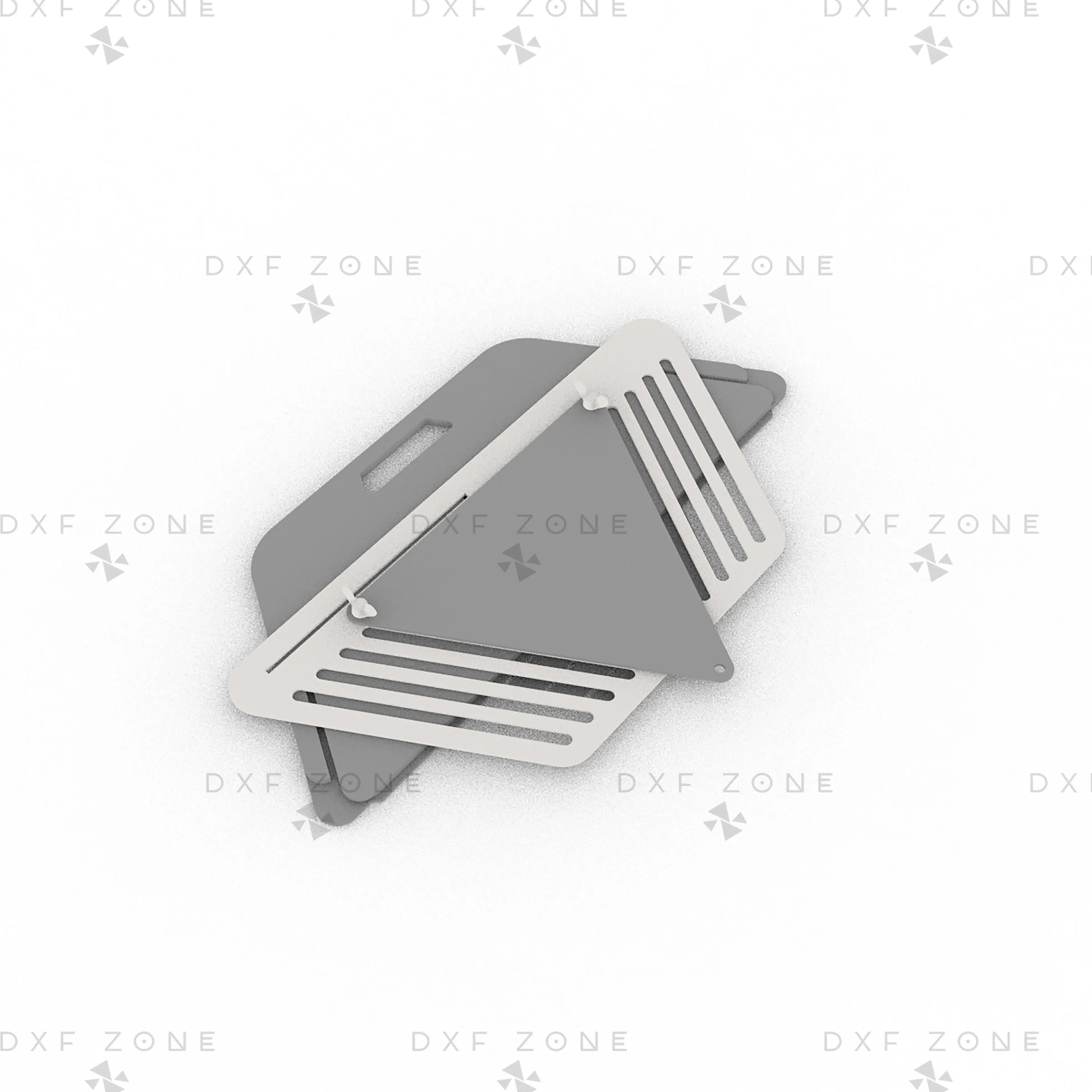 Collapsible Camping Stove DXF File, Portable Fire Pit Laser Cut Plan, Outdoor Grill CNC Vector Design, Campfire Brazier Digital Download