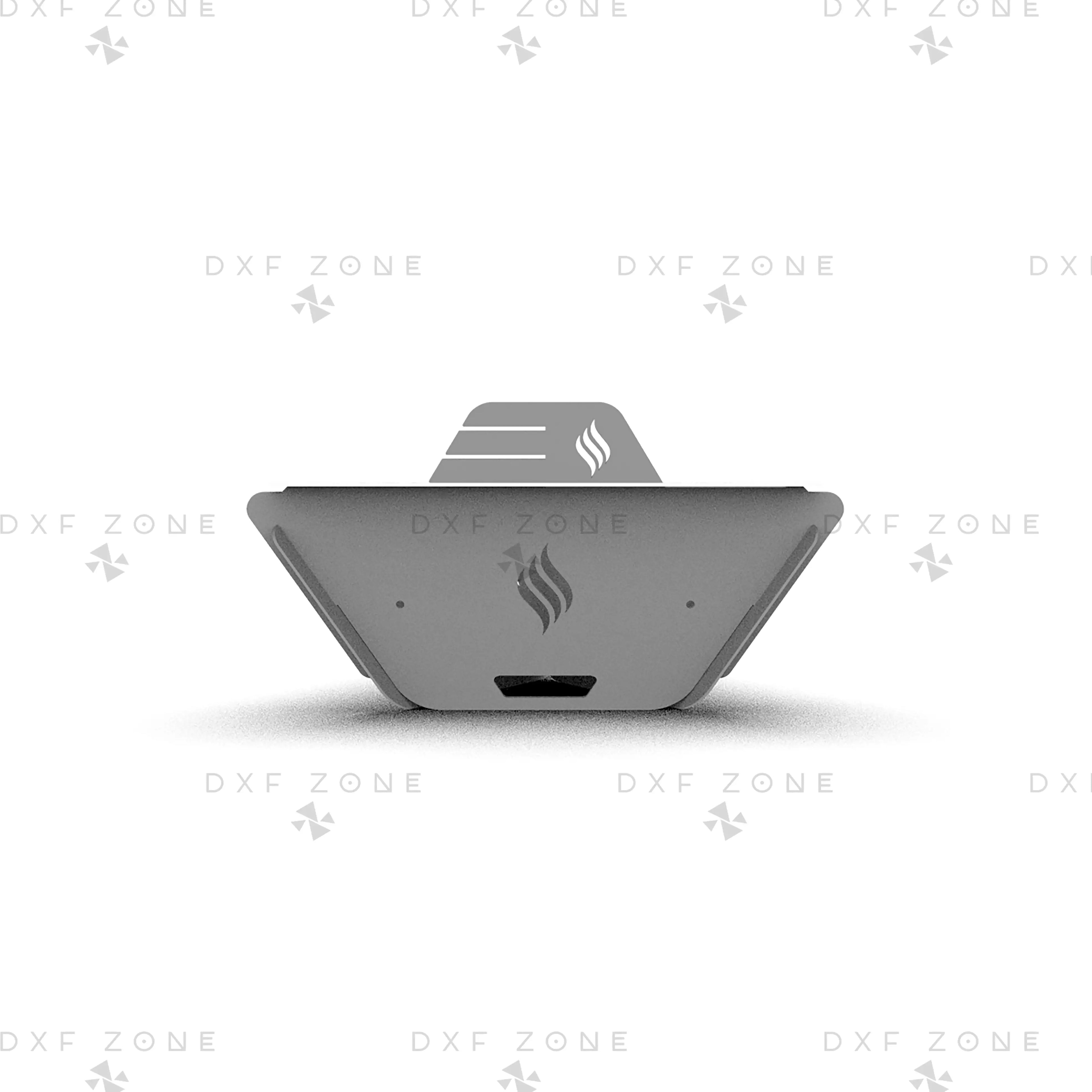 Collapsible Camping Stove DXF File, Portable Fire Pit Laser Cut Plan, Outdoor Grill CNC Vector Design, Campfire Brazier Digital Download