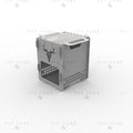 Deer Head Collapsible Camping Stove DXF File, Portable Rocket Stove Laser Cut Plan, Outdoor Wood Burner CNC Vector Design, Digital Download