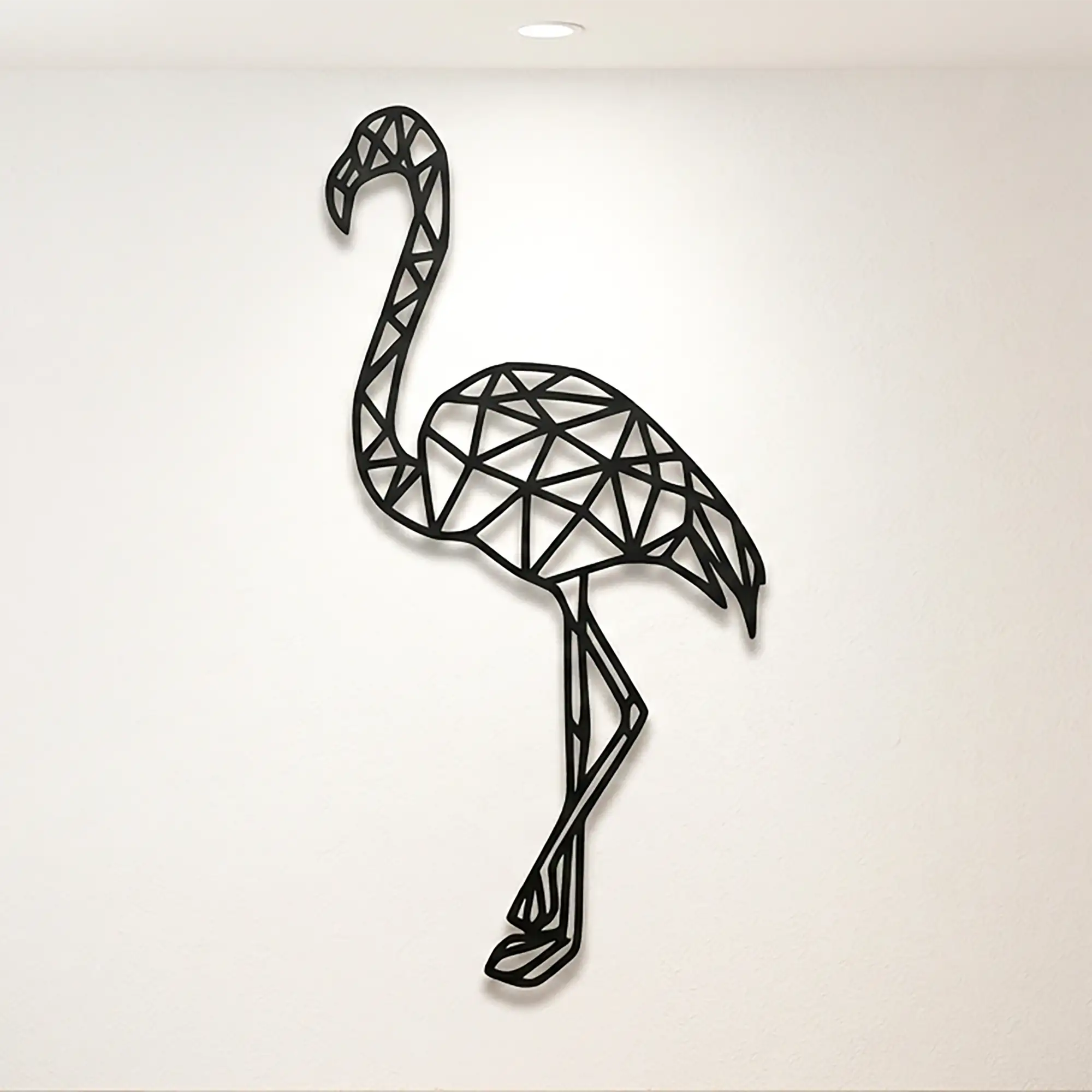 Free Geometric Flamingo DXF File