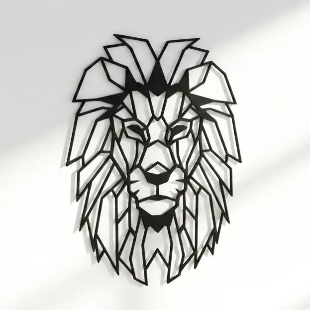 Free Roaring Lion DXF File for CNC Plasma Cutting Wall Art Design