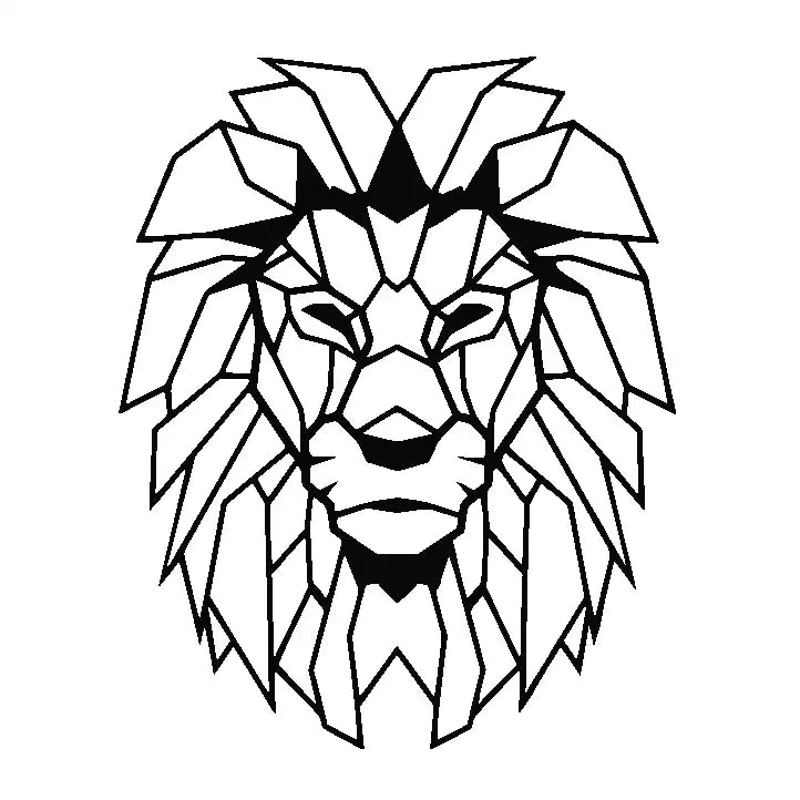 Free Roaring Lion DXF File - Free CNC Plasma Cut Wall Art Design