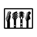 Guitar Headstock DXF File for CNC Plasma Cut Wall Art Design