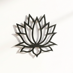 Lotus Flower CNC File - Free DXF Design for Plasma Cut Wall Art