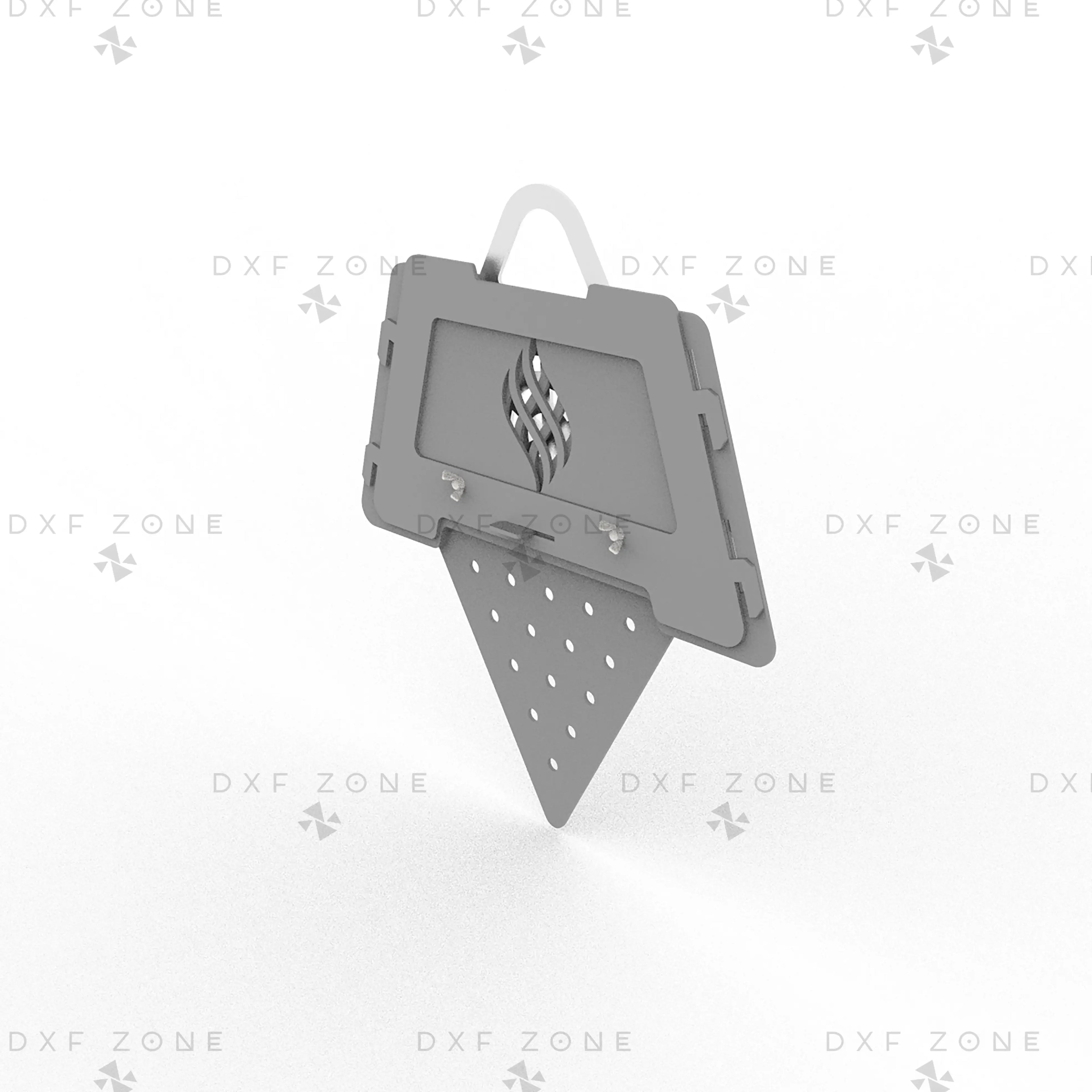 Modular Camping Fire Pit BBQ Grill DXF File – CNC Plasma & Laser Cut