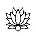 Lotus Flower CNC File - Free DXF Design for Plasma Cut Wall Art