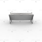 Phoenix Portable Camping BBQ Grill DXF File, Collapsible Charcoal Barbecue Laser Cut Plan, Outdoor Cookware CNC Vector Design, Digital Download