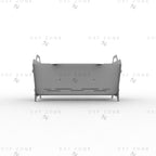 Rectangular BBQ Grill Fire Pit DXF File – Foldable CNC Plasma Cut Design