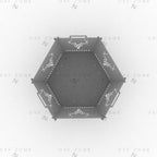 CNC Plasma Cut DXF Files: Collapsible Hexagon Deer Fire Pit & Portable Grill Design Plans