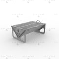 DIY Fire Pit DXF Files - Portable Foldable BBQ Grill Design for Plasma Laser CNC | Fire Pit Plans for Outdoor - DxfZone