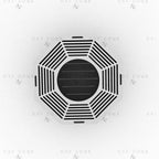 Octagon Fire Pit DXF File - Portable BBQ Grill Design for Plasma Laser CNC Cutting | Foldable Camping Fire Pit Plans
