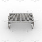 Portable Fire Pit DXF - Collapsible BBQ Grill for CNC Plasma - DxfZone