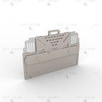 Portable Fire Pit DXF - Collapsible BBQ Grill for CNC Plasma - DxfZone
