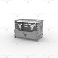 Portable Grill Fire Pit DXF Files - Collapsible BBQ Design for CNC Plasma Cutting