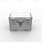 Portable Grill Fire Pit DXF Files - Collapsible BBQ Design for CNC Plasma Cutting