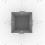 Square Fire Pit DXF SVG File - Foldable BBQ Grill Design for Plasma Laser CNC | Portable Camping Fire Pit Plans