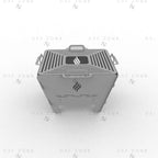 Square Fire Pit DXF SVG File - Foldable BBQ Grill Design for Plasma Laser CNC | Portable Camping Fire Pit Plans