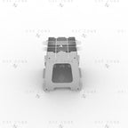 Wood Stove DXF File for CNC Plasma - Foldable Camping Fire Pit Design - DxfZone